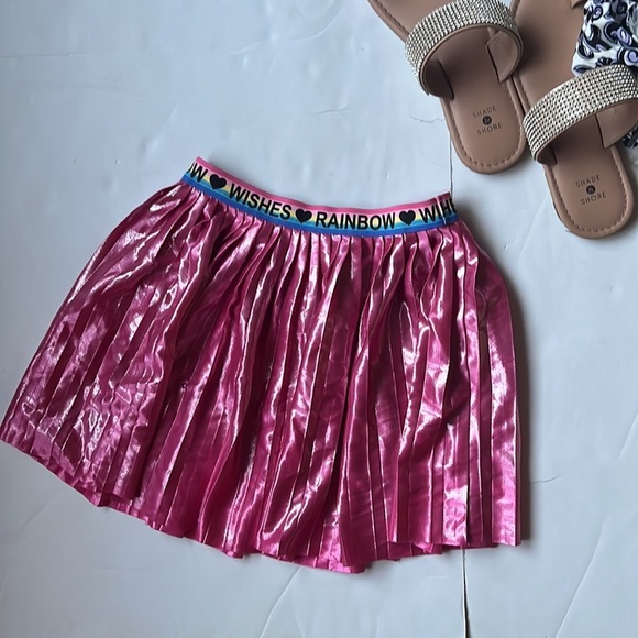 Granimals Girls Shimmer Pink Pleated Skirt - Picture 4 of 5